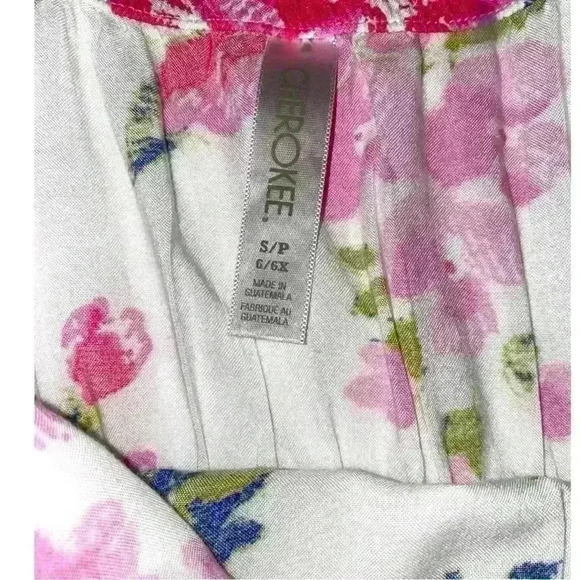 Floral Summer Dress by Cherokee Size 6 - 6X - Picture 5 of 8